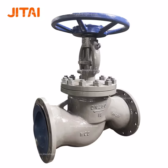 DN400 CS Bolted Bonnet GOST Plug Seated Shut off Globe Valve