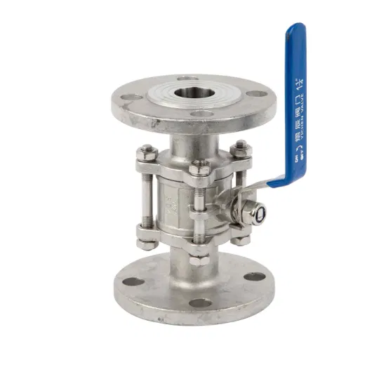 3PC Class150 Stainless Steel ANSI Flange Ball Valve